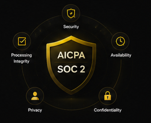 SOC 2 compliance illustration